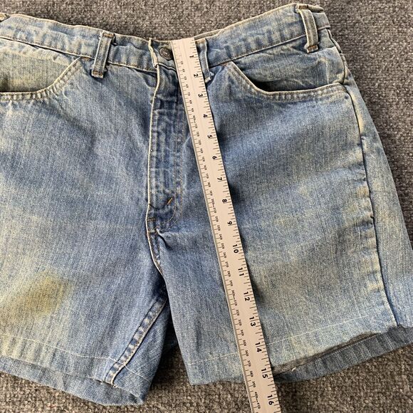 Vintage Levi’s Women’s Jean Denim Shorts Orange Tab High Rise Size 31 - Picture 8 of 16